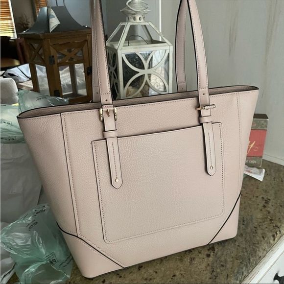 💗💗 New MK aria large leather tote - Picture 7 of 16